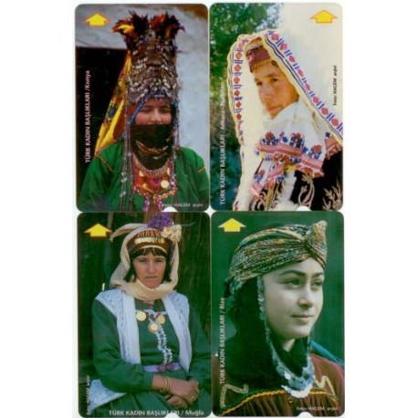 THE TURKISH WOMEN HEADDRESSES PHONE CARD