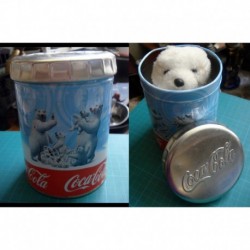 Coca Cola Box and Bear