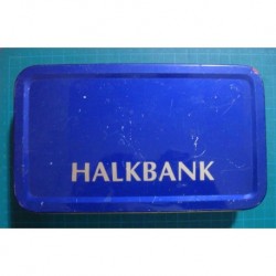 Halk Bankası Mavi Teneke Kutu