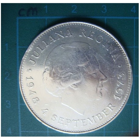 NETHERLAND 1975 10 gulden juliana