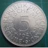 1951 Alman Gümüş 5 Mark