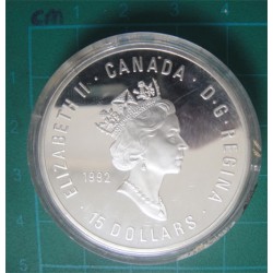 1992 Kanada 15 Dolar Elizabeth II Olympics