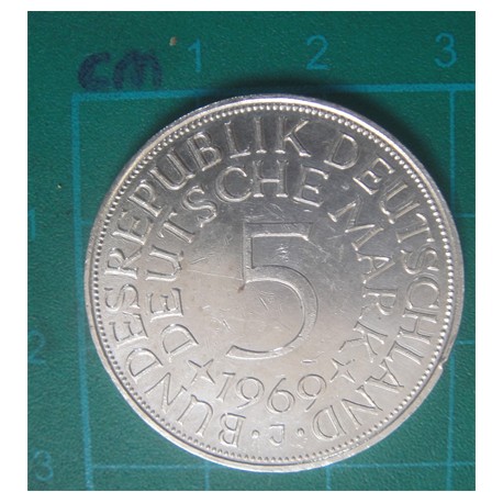 1969 Almanya 5 Mark