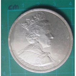 2002 England 5 Pounds - Elizabeth II