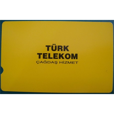 TURK TELEKOM YELLOW PHONECARD