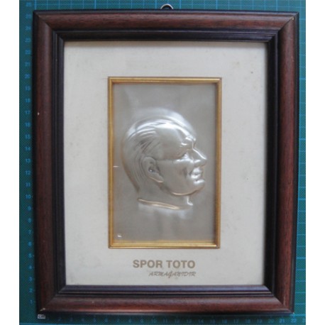 Silver Atatürk Picture