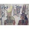 Mısır Papirüs Üstüne Baskı Resim