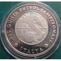 1990 WORLD CUP ITALIA FOOTBALL SILVER COIN SET